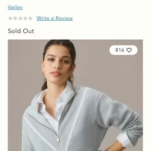 Varley Calva Quarter Zip Pullover